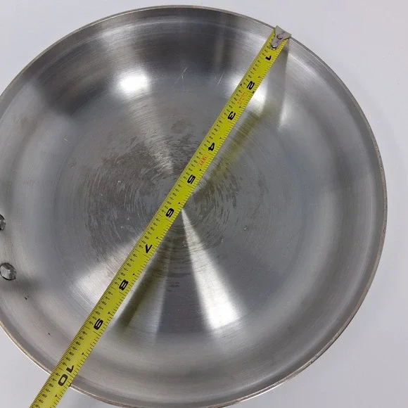 Calphalon 1390 10" Stainless Steel Frying Pan Skillet Induction Safe Silver - Picture 5 of 9